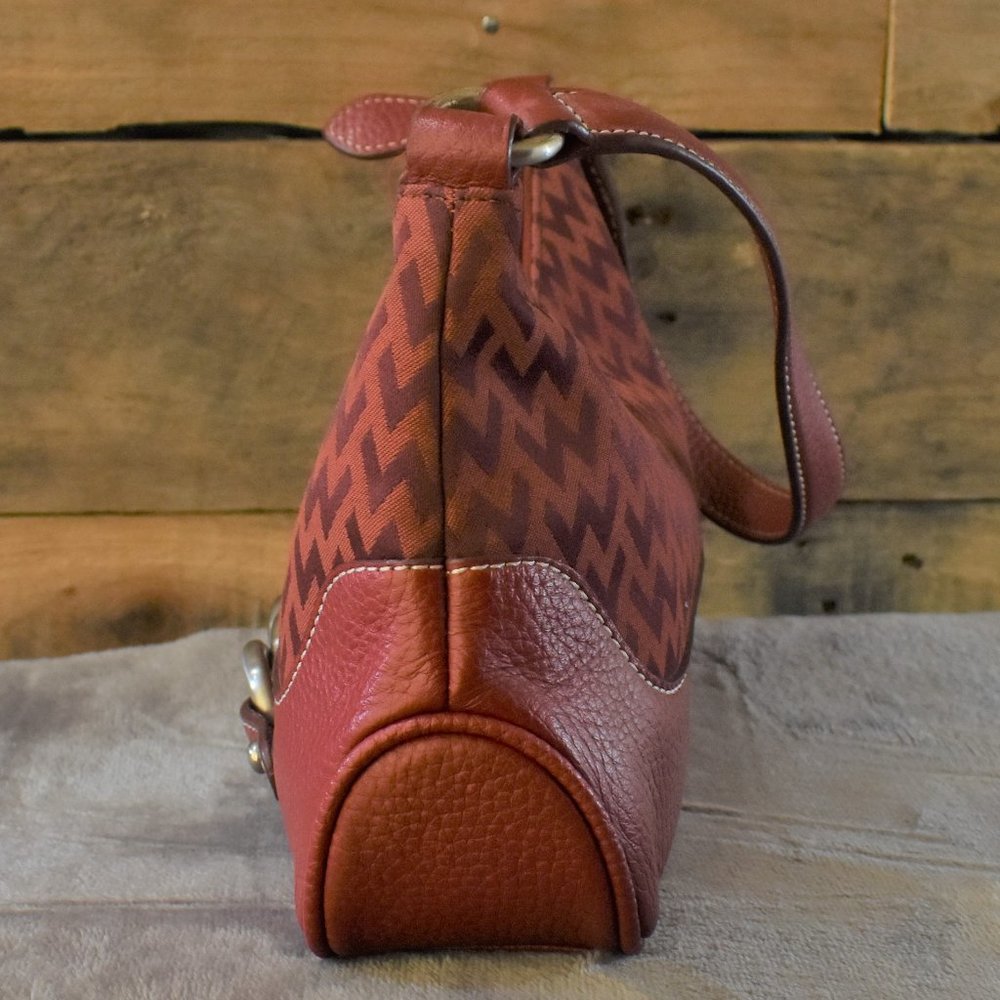Vintage Red Wilsons Leather Handbag - Picture 13 of 16